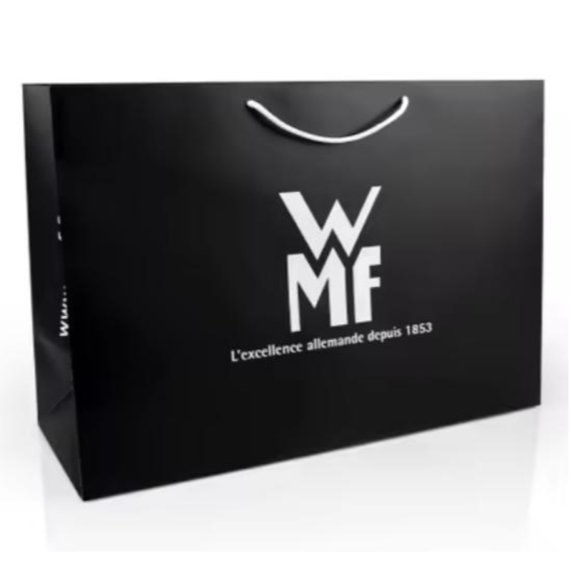 Logo personalizzato Matt black black abbigliamento confezione regalo sacchetto per la spesa sacchetti di carta di lusso con impugnatura anastro